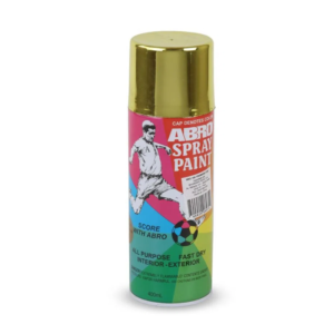 PINTURA EN SPRAY METÁLICO PREMIUM ORO 18K ABRO