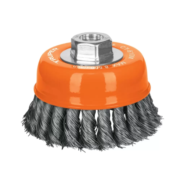 ESCOBILLA COPA TRENZADA 4" TRUPER