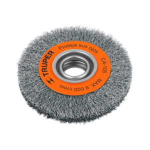 ESCOBILLA CIRCULAR ONDULAR 6" TRUPER