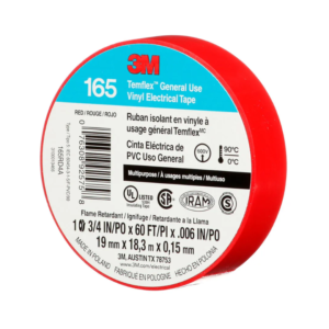 226 CINTA ASILANTE 3/4 X 18M ROJA 3M