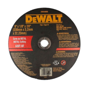 DISCO DE CORTE 9″ X 1/8″ X 7/8″ DEWALT