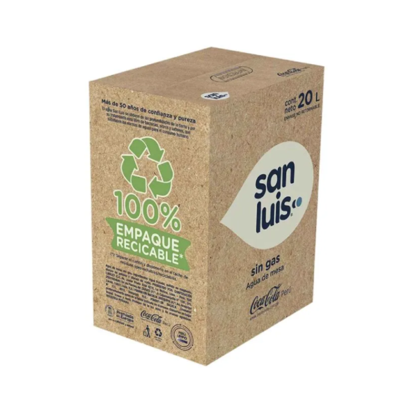CAJA DE AGUA MINERAL 20L SAN LUIS
