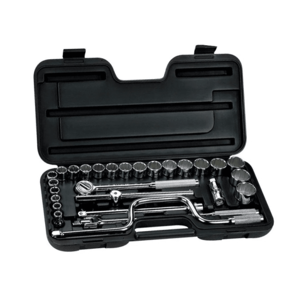 JUEGO DE DADOS CON ENCASTRE 1/2" 29PZS STANLEY