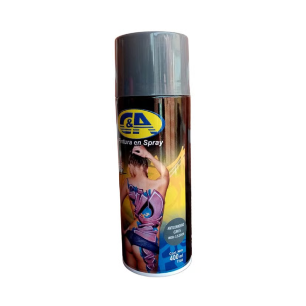 PINTURA SPRAY ANTICORROSIVO GRIS #08 C&A