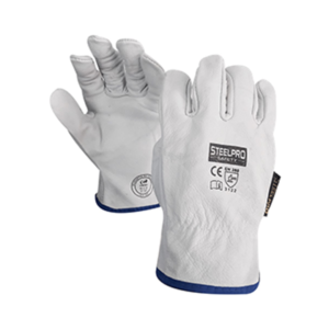 GUANTE DE CUERO PUÑO CORTO STEELPRO