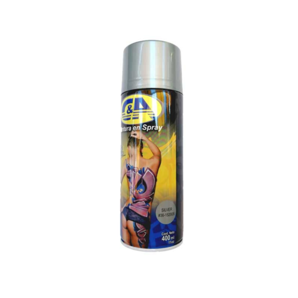 PINTURA SPRAY C&A ALUMINIO #26-152013