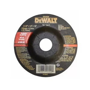 DISCO DESBASTE 4 1/2 * 1/4 * 7/8 DEWALT