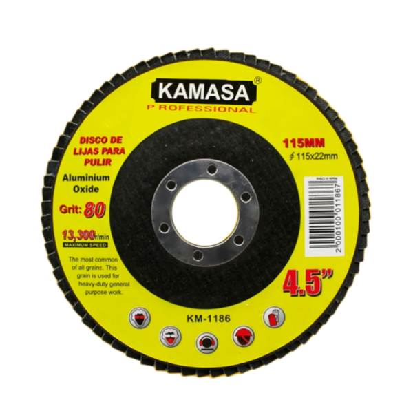 DISCO FLAP 4 1/2 * 7/8 GRANO 40  KAMASA