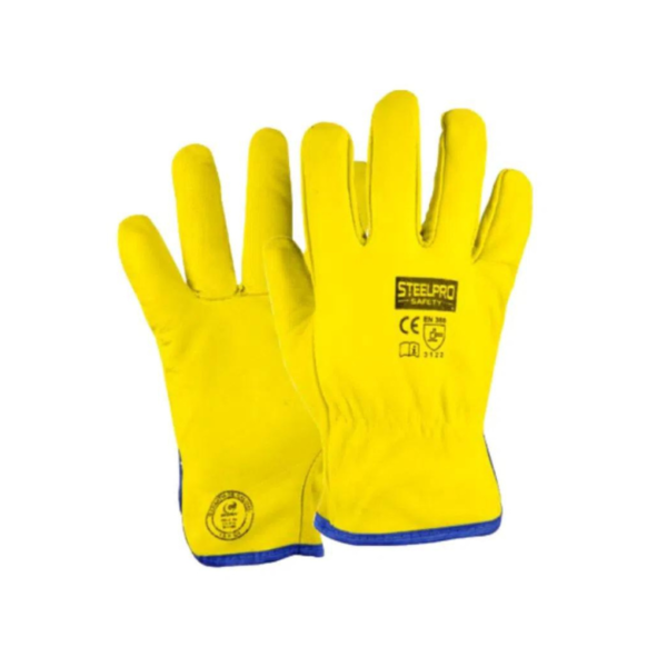 GUANTES DE BADANA STEELPRO