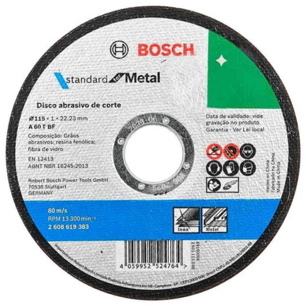 DISCO CORTE 4 1/2 * 3/64 * 7/8  BOSCH