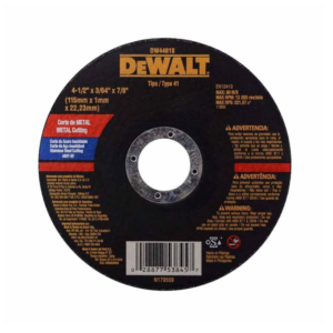 DISCO CORTE 4 1/2 * 3/64 * 7/8 DEWALT